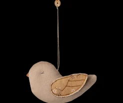 Maileg Juletræspynt<Fabric ornament, Fugl - Vinter hjerte