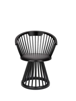 Tom Dixon Spisebordsstole<Fan Dining Chair, black fra