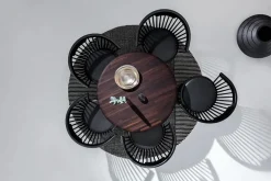 Tom Dixon Spisebordsstole<Fan Dining Chair, black fra