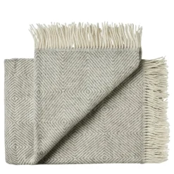 Silkeborg Uldspinderi Gaver Til Hende|Puder Og Plaider<Fanø Plaid, pebbles beige fra