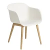 Muuto Spisebordsstole<Fiber Armchair, wood fra