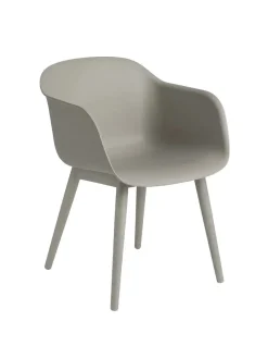 Muuto Spisebordsstole<Fiber Armchair, wood fra