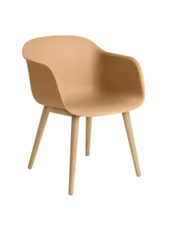 Muuto Spisebordsstole<Fiber Armchair, wood fra