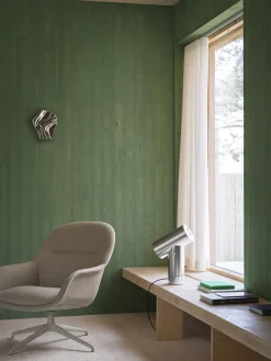 Muuto Loungestole|Lænestole<Fiber Lounge Armchair, Ecriture 240 grå swivel base fra