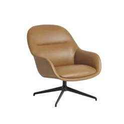 Muuto Loungestole|Lænestole<Fiber Lounge Armchair, Ecriture 240 grå swivel base fra