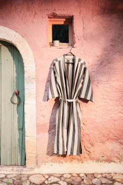 Ferm Living Tøj|Badeværelsestekstiler<Field Robe, camel/red fra