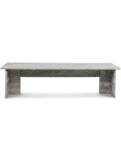 Wabi Sabi Nordic Sofaborde<Fjer Sofabord 160 cm, travertin silver fra