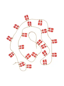 Børn Ib Laursen Juletræspynt|Gaver<Flagranke m/20 flag, dannebrog fra