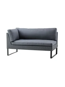 Cane-line Udendørs Loungemøbler<Flex 2 pers. Modulsofa inkl. Sunbrella Hynde, højre fra