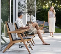 Cane-line Udendørs Loungemøbler|Havestole<Flip Loungestol fra