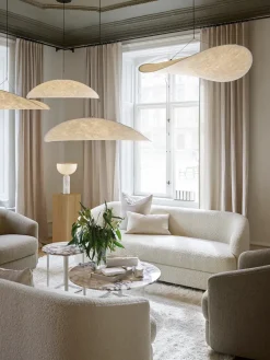 New Works Sofaborde<Florence sofabord Ø90, white viola fra