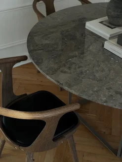 New Works Spiseborde<Florence Spisebord Ø145, gris du marais/beige grey fra