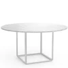New Works Spiseborde<Florence spisebord Ø145, white carrea fra