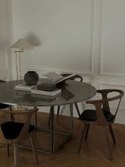 New Works Spiseborde<Florence spisebord Ø145, white carrea fra