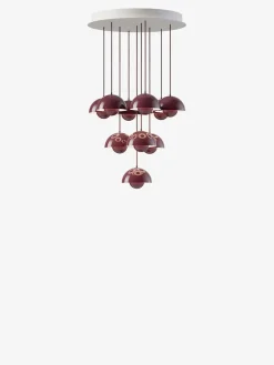 &Tradition Spots|Lysekroner<Flowerpot Chandelier VP10, 10 pendants fra