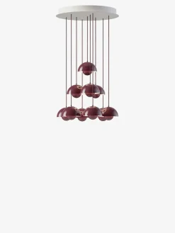 &Tradition Spots|Lysekroner<Flowerpot Chandelier VP10, 10 pendants fra