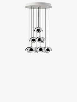 &Tradition Spots|Lysekroner<Flowerpot Chandelier VP10, 10 pendants fra