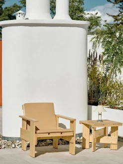 HAY Havehynder<Foldbar sædehynde til Crate Loungechair, Sky Grey fra