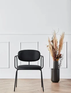 Woud Spisebordsstole<Frame Dining Chair, black fra