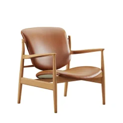 House of Finn Juhl Lænestole<France Chair, valnød af Finn Juhl