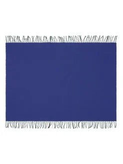 Silkeborg Uldspinderi Gaver Til Ham|Puder Og Plaider<Franja Plaid, green/blue fra