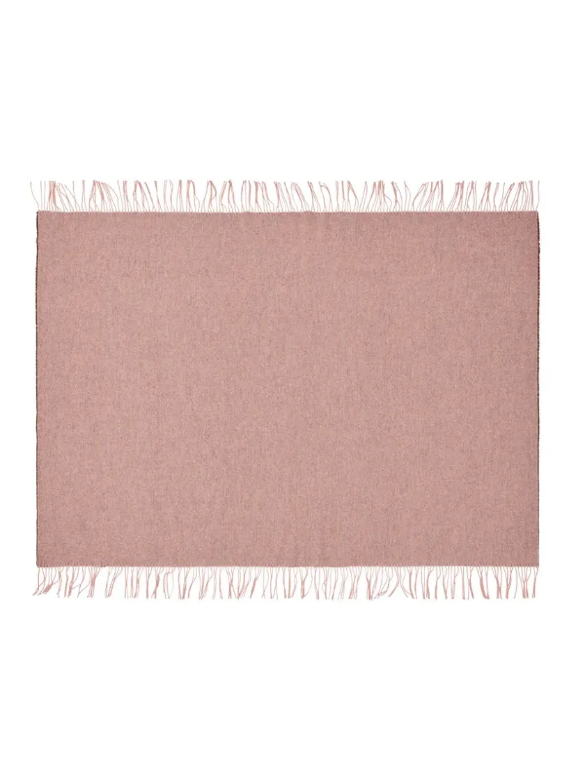 Silkeborg Uldspinderi Puder Og Plaider<Franja Plaid, pink/brown fra