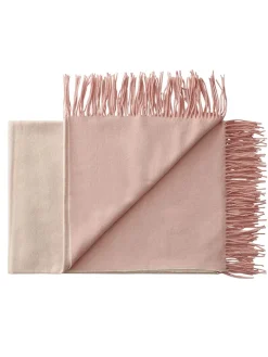 Silkeborg Uldspinderi Puder Og Plaider<Franja Plaid, pink/brown fra