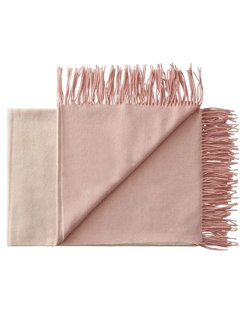 Silkeborg Uldspinderi Puder Og Plaider<Franja Plaid, pink/brown fra