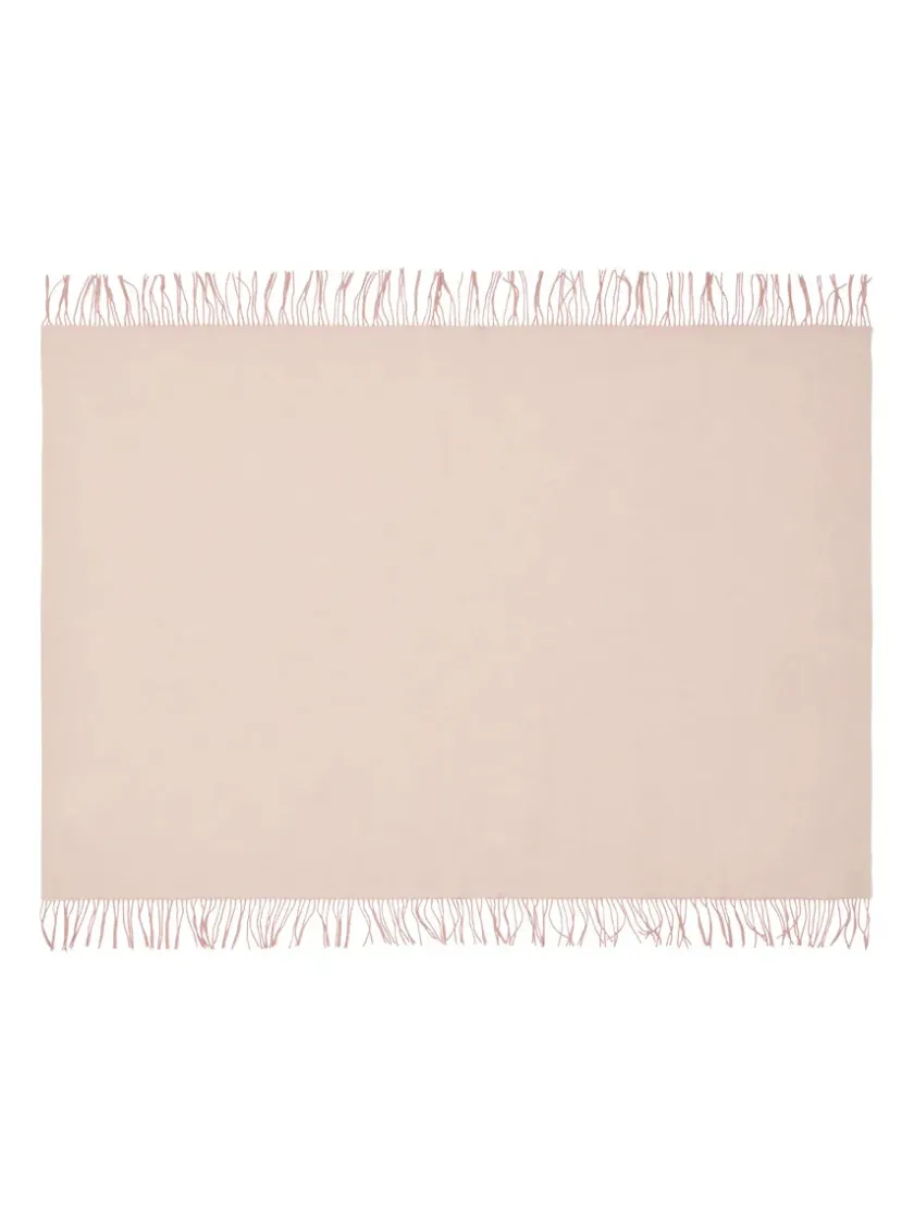 Silkeborg Uldspinderi Puder Og Plaider<Franja Plaid, pink/brown fra