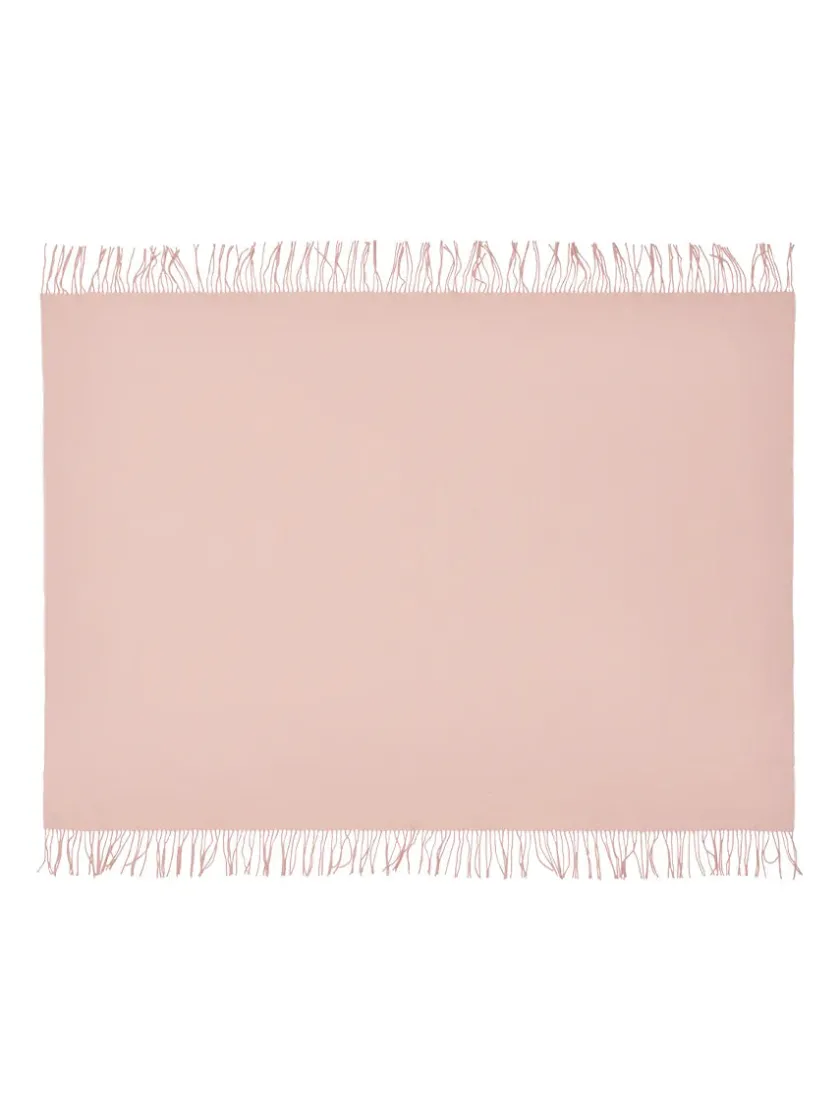 Silkeborg Uldspinderi Puder Og Plaider<Franja Plaid, pink/brown fra