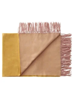 Silkeborg Uldspinderi Puder Og Plaider<Franja Plaid, pink/brown fra