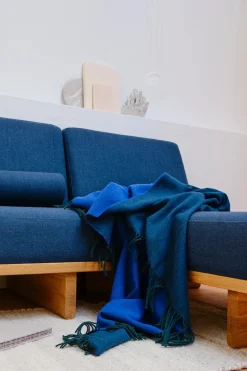 Silkeborg Uldspinderi Puder Og Plaider<Franja Plaid, pink/white fra