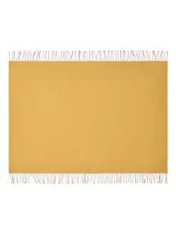 Silkeborg Uldspinderi Puder Og Plaider<Franja Plaid, pink/yellow fra