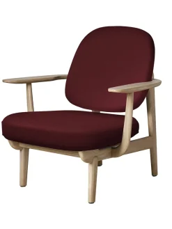 Fritz Hansen Loungestole|Lænestole<Fred Lænestol, lakeret eg fra