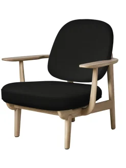 Fritz Hansen Loungestole|Lænestole<Fred Lænestol, lakeret eg fra