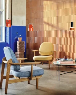 Fritz Hansen Loungestole|Lænestole<Fred Lænestol, olieret eg fra