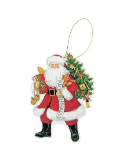 Caspari Nisser<Gavemærker, julemand, 4 stk. fra