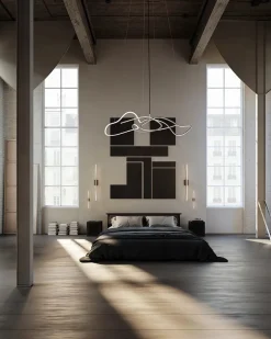 101 Copenhagen Lysekroner|Spots<Ghost Chandelier, Big, Chrome fra