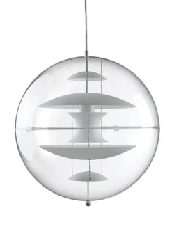 Verpan Pendler|Spots<Globe, Glass pendel Ø50 af Verner Panton