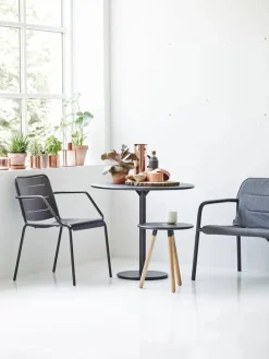 Cane-line Udendørs Loungemøbler|Haveborde<Go Cafébord, Ø80 cm fra