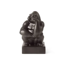 Royal Copenhagen Gaver Til Ham|Figurer<Gorilla med hånden mod kinden fra