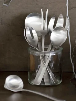 Kay Bojesen Denmark Service<Grand Prix Salatbestik i mat stål, lille fra Kay Bojesen