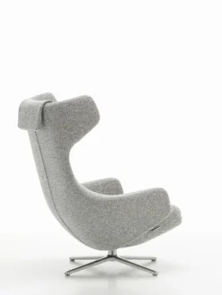 Vitra Lænestole<Grand Repos Lænestol, cream/dark brown fra