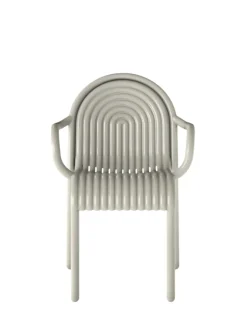 Tom Dixon Havestole<Groove Arm Chair fra
