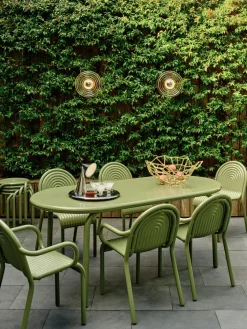 Tom Dixon Havestole<Groove Arm Chair fra