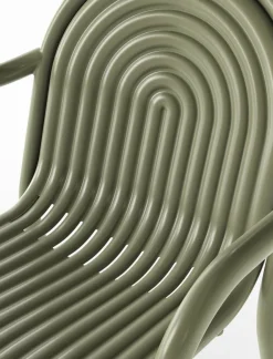 Tom Dixon Havestole<Groove Arm Chair fra