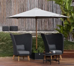 Cane-line Parasoller<Grow Parasolfod m. hjul fra