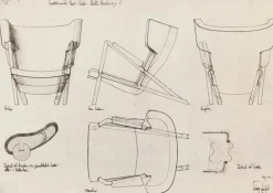 House of Finn Juhl Lænestole<Græshoppestolen af Finn Juhl