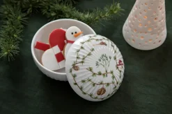 Kähler Juleborddækning|Service<Hammershøi Julebonbonniere Ø11,5 cm fra