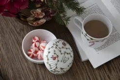 Kähler Juleborddækning|Service<Hammershøi Julebonbonniere Ø11,5 cm fra